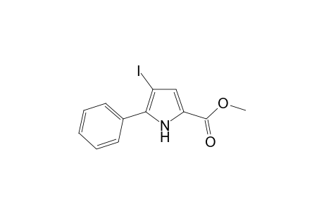 Methyl 5-phenyl-4-iodoopyrrole-2-carboxylate