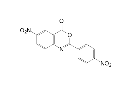 6-nitro-2-(p-nitrophenyl)-4H-3,1-benzoxazin-4-one