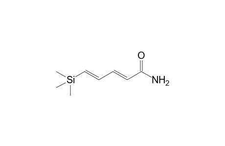 (2E,4E)-5-trimethylsilylpenta-2,4-dienamide