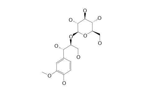 (-)-(7-R,8-S)-GUAIACYLGLYCEROL_8-O-BETA-D-GLUCOPYRANOSIDE