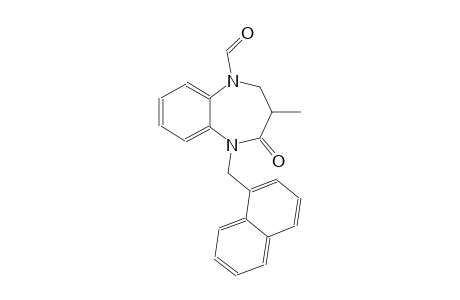 1H-1,5-benzodiazepine-1-carboxaldehyde, 2,3,4,5-tetrahydro-3-methyl-5-(1-naphthalenylmethyl)-4-oxo-