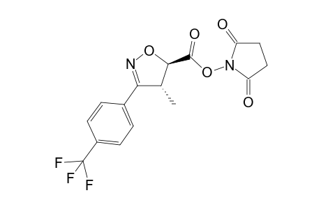 Pyrrolidine-2,5-dione-1-yl 3-(4-trifluoromethylphenyl)-4,5-dihydroisoxazole-4-methyl-5-carboxylate