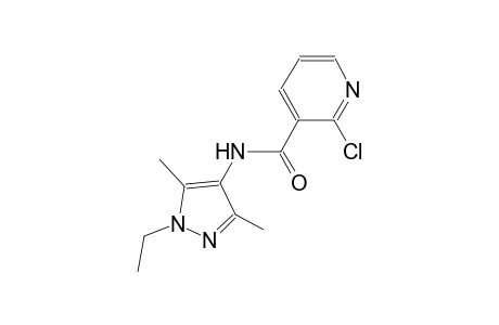 2-chloro-N-(1-ethyl-3,5-dimethyl-1H-pyrazol-4-yl)nicotinamide