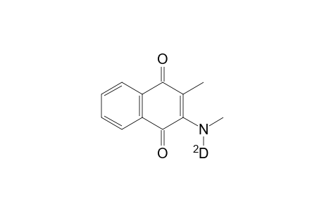 N-Deutero-2-methyl-3-methylamino-naphthoquinone