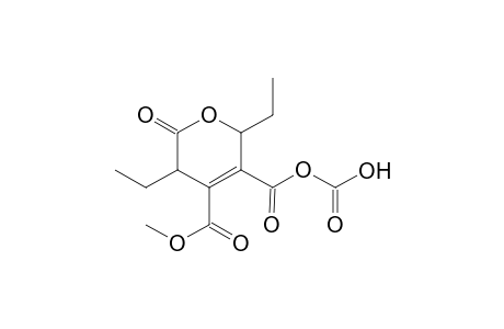 Diethyl 4-methyl 6-oxo-2H-pyran-3,3,4(6H)-tricarboxylate