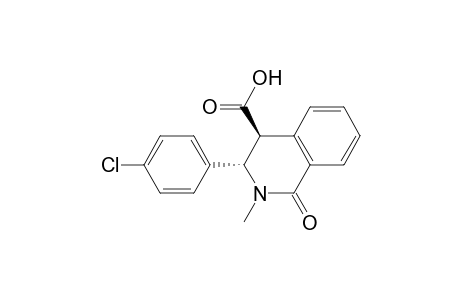 (3S,4S)-3-(4-chlorophenyl)-1-keto-2-methyl-3,4-dihydroisoquinoline-4-carboxylic acid