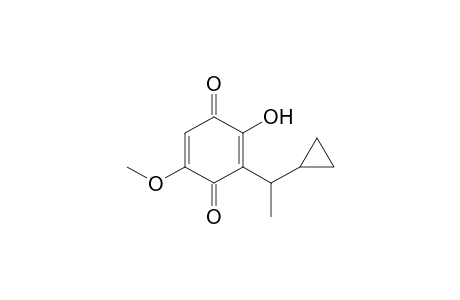 2,5-Cyclohexadiene-1,4-dione, 3-(1-cyclopropylethyl)-2-hydroxy-5-methoxy-