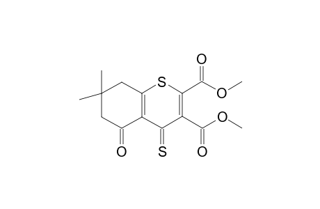 2,3-Bis(methoxycarbonyl)-5,6,7,8-tetyrahydro-7,7-dimethyl-5-oxo-benzo[b]thiopyran-4-thione