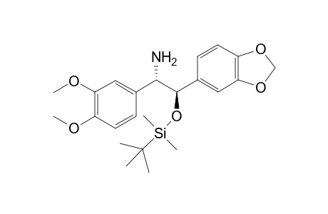 (1R,2S)-(-)-2-[(Dimethyl(2,2-dimethylethyl)silyloxy]-2-(3,4-dimethoxyphenyl)-1-(3,4-methylenedioxyphenyl)ethylamine