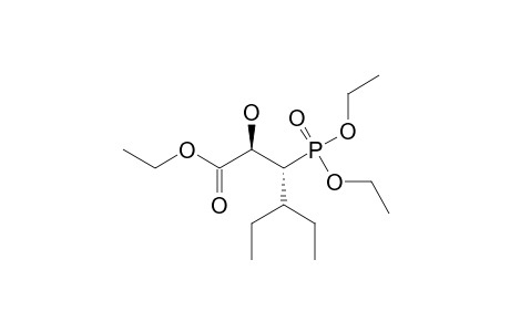 ANTI-ETHYL-3-(DIETHOXYPHOSPHOYL)-4-ETHYL-2-HYDROXY-HEXANOATE