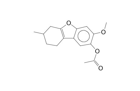 (3-methoxy-7-methyl-6,7,8,9-tetrahydrodibenzofuran-2-yl) acetate