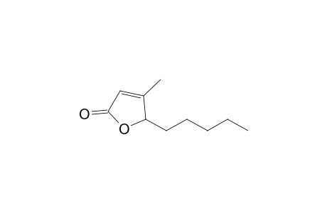 2(5H)-Furanone, 4-methyl-5-pentyl-, (.+-.)-