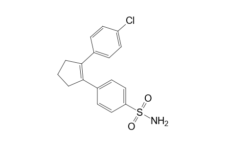 4-[2-(4-Chlorophenyl)cyclopenten-1-yl]benzenesulfonamide