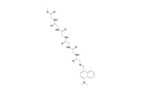 Methyl (1E)-1-[4-(dimethylamino)-1-naphthyl]-4,7,10,13,16-pentaoxo-2,5,8,11,14,17-hexaazanonadec-1-en-19-oate