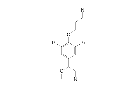 CERATININE-A;3-[4-(2-AMINO-1-METHOXYETHYL)-2,6-DIBROMOPHENOXY]-PROPAN-1-AMINE