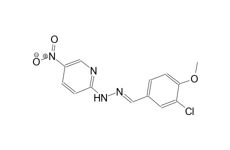 3-chloro-4-methoxybenzaldehyde (5-nitro-2-pyridinyl)hydrazone