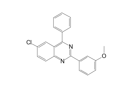 6-Chloro-2-(3-methoxyphenyl)-4-phenylquinazoline