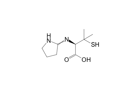 (R)-3-Mercapto-3,3-dimethyl-2-(pyrrolidine-2-ylideneamino)-propanoic Acid