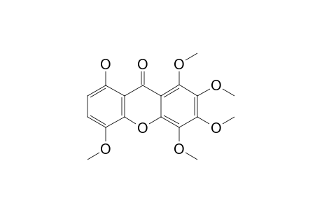 1-HYDROXY-4,5,6,7,8-PENTAMETHOXYXANTHONE;MONTABEONE-C