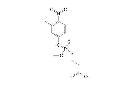 3-[METHOXY-(3-METHYL-4-NITROPHENOXY)-PHOSPHOROTHIOYLAMINO]-PROPANOIC-ACID