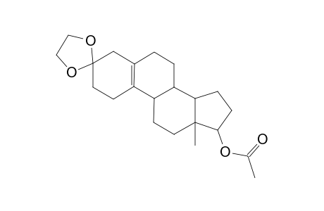 Estr-5(10)-en-3-one, 17-(acetyloxy)-, cyclic 1,2-ethanediyl acetal, (17.beta.)-