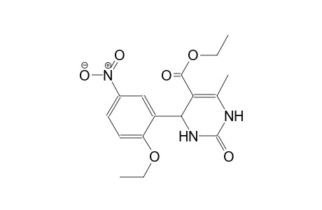 ethyl 4-(2-ethoxy-5-nitrophenyl)-6-methyl-2-oxo-1,2,3,4-tetrahydro-5-pyrimidinecarboxylate