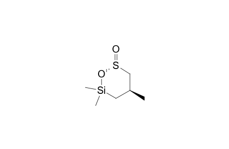 1-Oxa-2-thia-6-silacyclohexane, 4,6,6-trimethyl-, 2-oxide, trans-