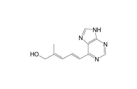 (E,E)-6-(5-Hydroxy-4-methyl-1,3-pentadien-1-yl)-9H-purine