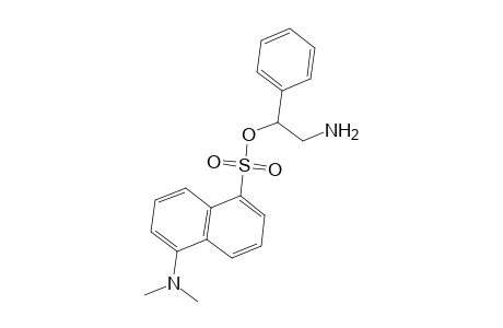 1-Naphthalenesulfonic acid, 5-(dimethylamino)-, 2-amino-1-phenylethyl ester