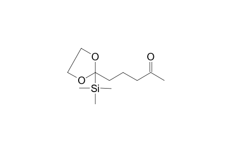 5-(2-trimethylsilyl-1,3-dioxolan-2-yl)pentan-2-one