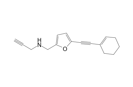 (5-Cyclohex-1-enylethynylfuran-2-ylmethyl)prop-2-ynylamine