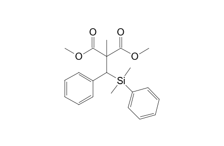 2-[[dimethyl(phenyl)silyl]-phenyl-methyl]-2-methyl-malonic acid dimethyl ester