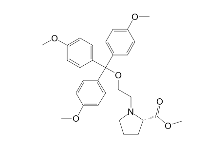Methyl (S)-1-{2-[tris(4-methoxyphenyl)methoxy]ethyl}pyrrolidine-2-carboxylate