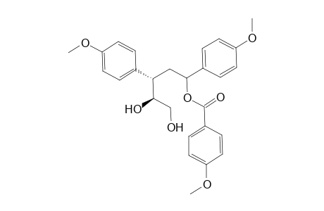 (2S,3S)-5-(4-Methoxybenzoyloxy)-3,5-bis(4-methoxyphenyl)pentane-1,2-diol