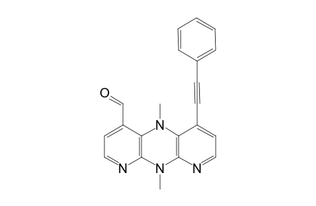 5,10-DIMETHYL-6-PHENYLACETYLENE-5,10-DIHYDRODIPYRIDOPYRAZINE-4-CARBALDEHYDE