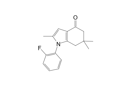 1-(2-Fluorophenyl)-2,6,6-trimethyl-6,7-dihydro-1H-indol-4(5H)-one