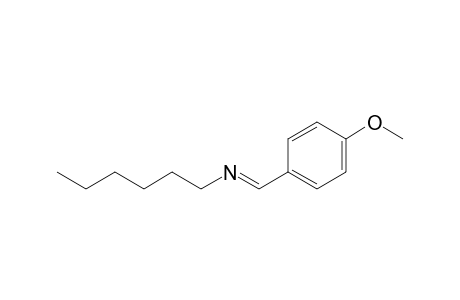 Hexyl(4-methoxybenzylidene)amine