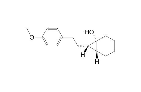 trans-7(S)-[2-(4-methoxyphenyl)ethyl]bicyclo[4.1.0]heptan-1-ol