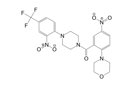 4-[4-nitro-2-({4-[2-nitro-4-(trifluoromethyl)phenyl]-1-piperazinyl}carbonyl)phenyl]morpholine