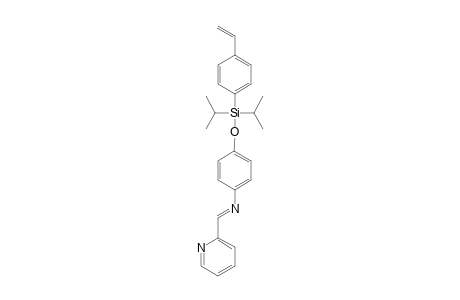 1-(Pyridine-2-ylmethylene)-4-(polylstyrenephenyldiisopropylsiloxyphenyl)amine