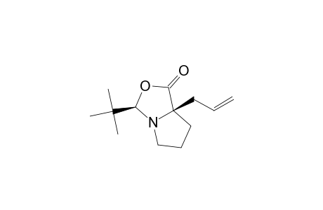 (3R,7aR)-3-tert-butyl-7a-prop-2-enyl-3,5,6,7-tetrahydropyrrolo[1,2-c]oxazol-1-one