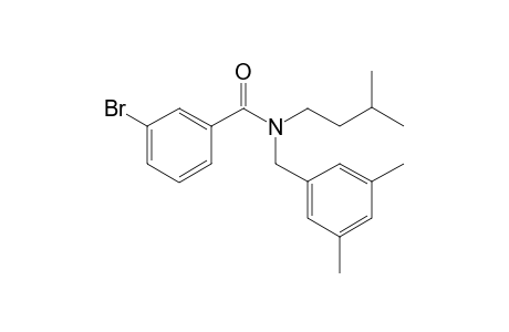 Benzamide, 3-bromo-N-(3,5-dimethylbenzyl)-N-(3-methylbutyl)-