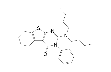 2-N,N-Di-n-butylamino-3-phenyl-5,6,7,8-tetrahydrobenzothieno[2,3-d]pyrimidin-4(3H)-one