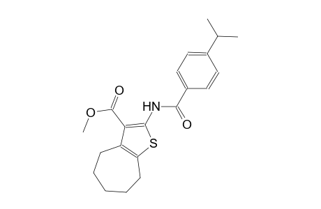 methyl 2-[(4-isopropylbenzoyl)amino]-5,6,7,8-tetrahydro-4H-cyclohepta[b]thiophene-3-carboxylate
