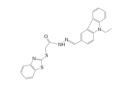 acetic acid, (2-benzothiazolylthio)-, 2-[(E)-(9-ethyl-9H-carbazol-3-yl)methylidene]hydrazide