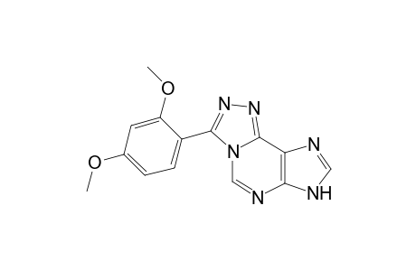 3-(2,4-Dimethoxyphenyl)-7H-[1,2,4]triazolo[3,4-f]purine