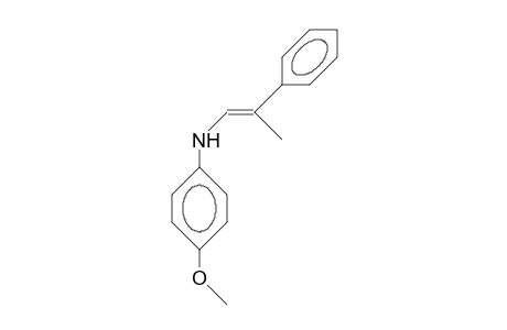 N-(2-Phenyl-prop-1-enyl)-4-methoxy-aniline
