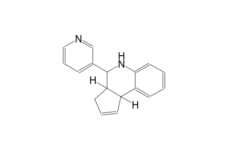 3H-cyclopenta[c]quinoline, 3a,4,5,9b-tetrahydro-4-(3-pyridinyl)-, (3aS,4R,9bR)-