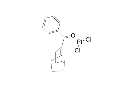 Platinum, dichloro[(1,2,5,6-.eta.)-1,5-cyclooctadien-1-ylphenylmethanone]