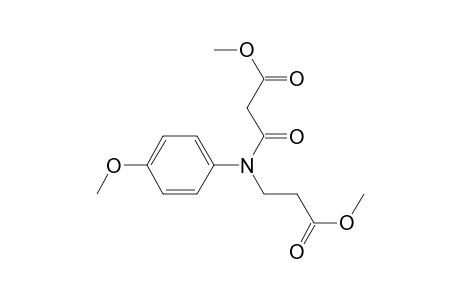 N-(Methoxycarbonylethyl)-N-(4-methoxyphenyl).alpha.-carbomethoxyacetamide